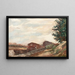 Péniches en Île-de-France - Armand Guillaumin — ingelijst kunstwerk aan de muur