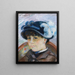 Portret van jonge vrouw - Armand Guillaumin — ingelijst kunstwerk aan de muur