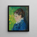 Portret van de vrouw van de kunstenaar - Armand Guillaumin — ingelijst kunstwerk aan de muur