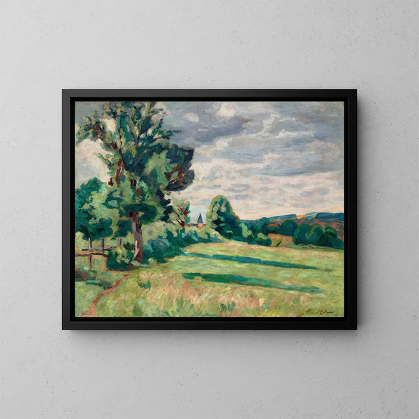 Pâturages des granges de Crozant - Armand Guillaumin — ingelijst kunstwerk aan de muur