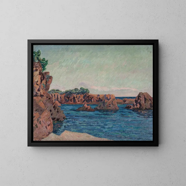 Rochers d'Agay - Armand Guillaumin — ingelijst kunstwerk aan de muur