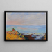 Zeezicht bij Saint-Palais - Armand Guillaumin — ingelijst kunstwerk aan de muur