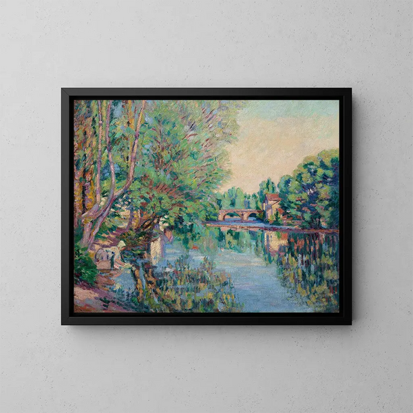 Saint-Pré onder Vézelay - Armand Guillaumin — ingelijst kunstwerk aan de muur