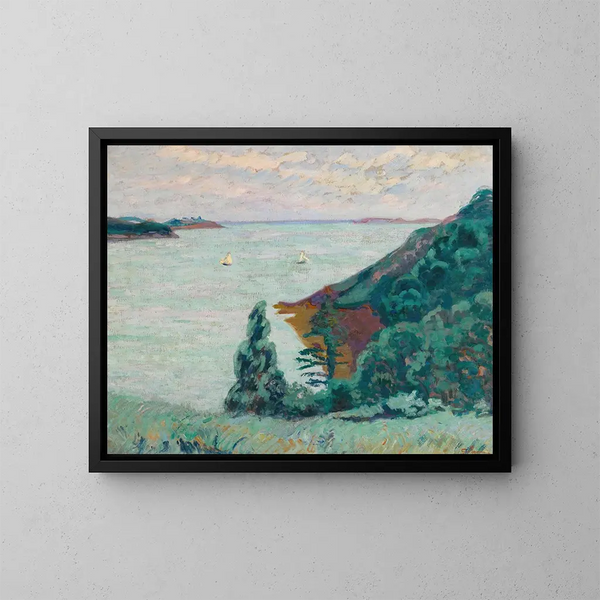 Saint-Servan - Armand Guillaumin — ingelijst kunstwerk aan de muur