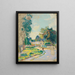 Een straat in Île-de-France - Armand Guillaumin — ingelijst kunstwerk aan de muur