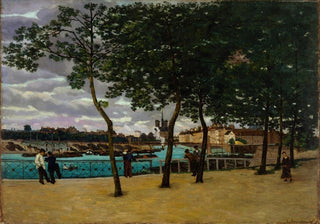 Armand Guillaumin - View of the Seine Paris.webp