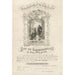 Reproduction of the painting Act of consecration of the Archconfraternity of the Holy Family Oh Jesus Mary Joseph - Armstrong Co