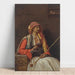 Reproductie van het schilderij van Arnaut zittend - Jean-Léon Gérôme