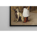 Reproduction of the painting Arnaut and two whippets - Jean-Léon Gérôme