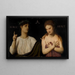Armoede en zorg - Arnold Böcklin — ingelijst kunstwerk aan de muur
