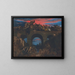 Slag op de brug - Arnold Böcklin — ingelijst kunstwerk aan de muur