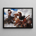 Bataille du Centaure - Arnold Böcklin — ingelijst kunstwerk aan de muur