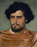 Hoofd van een Romein - Arnold Böcklin — weergave van het kunstwerk