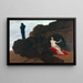 Ulysses en Calypso - Arnold Böcklin — ingelijst kunstwerk aan de muur