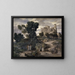 Op weg naar Emmaüs - Arnold Böcklin — ingelijst kunstwerk aan de muur