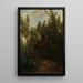 Pan in de riet - Arnold Böcklin — ingelijst kunstwerk aan de muur