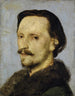Portret van Adolf Bayersdorfer - Arnold Böcklin — weergave van het kunstwerk