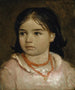 Portret van Lucia, dochter van de kunstenaar - Arnold Böcklin — weergave van het kunstwerk