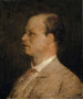 portret van professor Fritz Burckhardt-Brenner - Arnold Böcklin — weergave van het kunstwerk