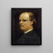 portret van professor Fritz Burckhardt-Brenner - Arnold Böcklin — ingelijst kunstwerk aan de muur
