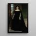Reproductie van het schilderij portret van actrice Fanny Janauschek - Arnold Böcklin