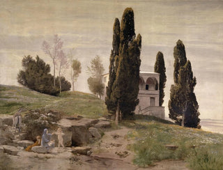 Arnold Bcklin - Rest on the Flight into Egypt.webp