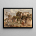Taverne romaine - Arnold Böcklin — ingelijst kunstwerk aan de muur