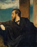 Zelfportret - Arnold Böcklin — weergave van het kunstwerk