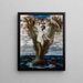 Venus Anadyomène - Arnold Böcklin — ingelijst kunstwerk aan de muur