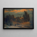 Villa aan de rand van de zee - Arnold Böcklin — ingelijst kunstwerk aan de muur
