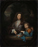 Jan van de Poll 1668-1745 and his son Harmen Hendrick 1697-1772 - Arnold Boonen — artwork view
