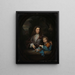 Jan van de Poll 1668-1745 and his son Harmen Hendrick 1697-1772 - Arnold Boonen — framed artwork on a wall