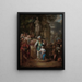 Offerande van Iphigenia - Arnold Houbraken — ingelijst kunstwerk aan de muur