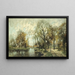 Landschap in de herfst - Arnold Marc Gorter — ingelijst kunstwerk aan de muur