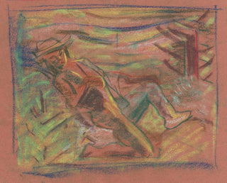 De outlaw - Arnold Peter Weisz-Kubínčan — weergave van het kunstwerk