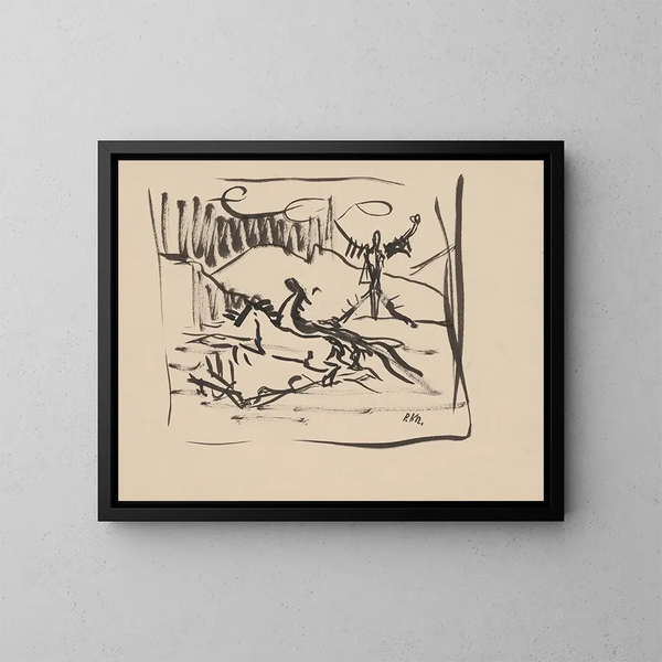 Kone - Arnold Peter Weisz-Kubínčan — ingelijst kunstwerk aan de muur