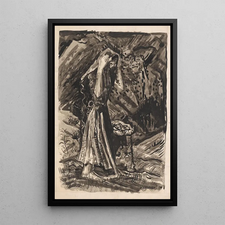 Arnold Peter WeiszKubnan - Standing Woman with a Bag of Potatoes.webp