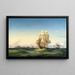 Maritiem landschap - Arnold Plagemann — ingelijst kunstwerk aan de muur