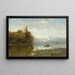 Aan het Starnberger Meer - Arnold Steffan — ingelijst kunstwerk aan de muur