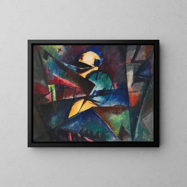 Onbekend - Arnold Topp — ingelijst kunstwerk aan de muur