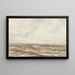 View of the dunes on the ruins of Brederode - Arnoldus Johannes Eymer — framed artwork on a wall