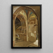 Interior painting of the Saint Francis of Assisi Church - Arthur Joseph Gueniot — framed artwork on a wall