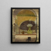 Interior of Assisi Church - Arthur Joseph Gueniot — framed artwork on a wall