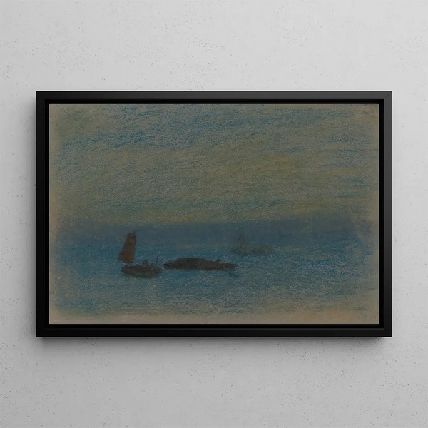 Arthur Bowen Davies - Boats at Night.webp