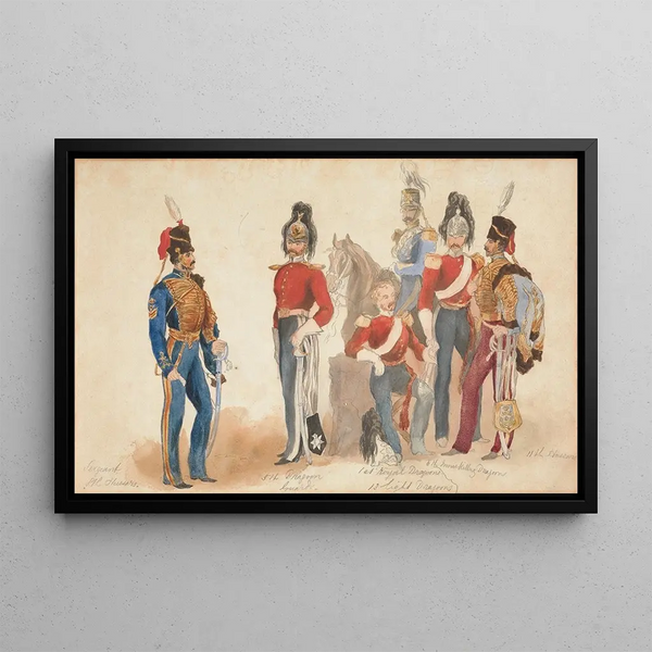 Arthur Claude Cooke - English Dragoons and Hussars.webp