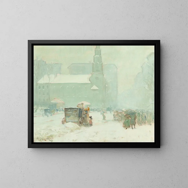 Rue Park in Boston - Arthur Clifton Goodwin — ingelijst kunstwerk aan de muur