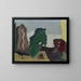 Aan de oever van het meer - Arthur Dove — ingelijst kunstwerk aan de muur