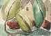 Huis met bomen - Arthur Dove — weergave van het kunstwerk
