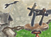 Landschap met windwijzer - Arthur Dove — weergave van het kunstwerk
