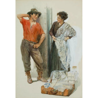 Arthur E Becher - The Linen Salesman.webp